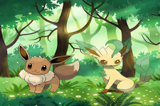 Eevee and Leafeon 1.png