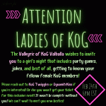 The Valkirie of KoG Valhalla wishes to invite all of our female.gif The Valkirie of KoG Valhalla wishes to invite all of our female.gif